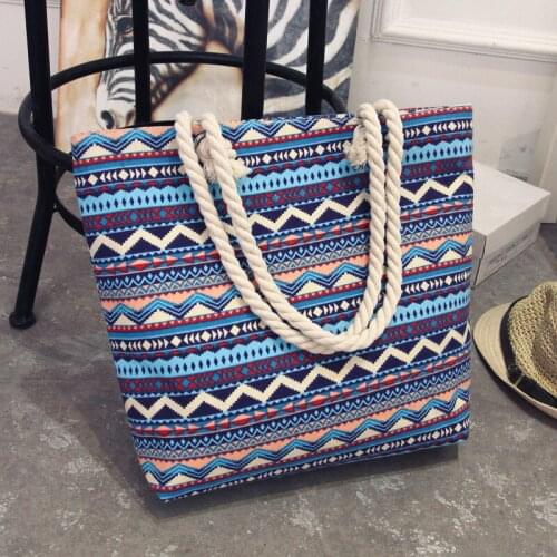 Fashion Folding Women Big Size Handbag Tote Ladies Casual Flower Printing Canvas Graffiti Shoulder Bag Beach Bolsa Feminina