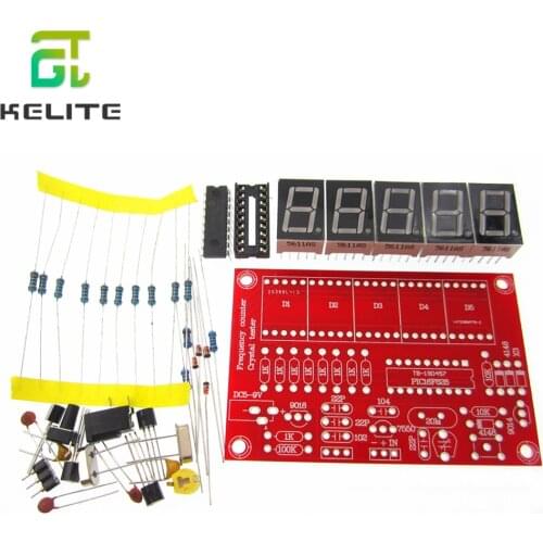 5PCS/LOT DIY Kits RF 1Hz-50MHz Crystal Oscillator Frequency Counter Meter Digital LED tester meter