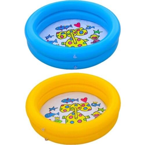 Inflatable Pool Thicken Blow Up PVC Round Swimming Pool for Kids Baby Toddler