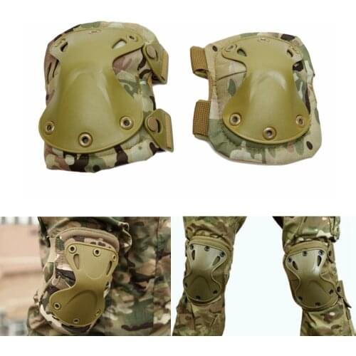 Army Tactical Knee Pads Elbow Knee Support Military Elbow Knee Airsoft Training Hunting Skating Safety Sports Euipment