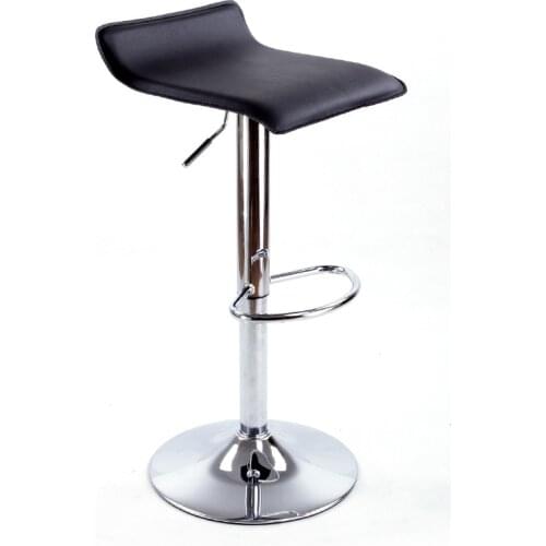 New Synthetic Leather Adjustable Swivel Bar Stools Chairs Pneumatic Heavy-duty Counter Pub BarStool HWC