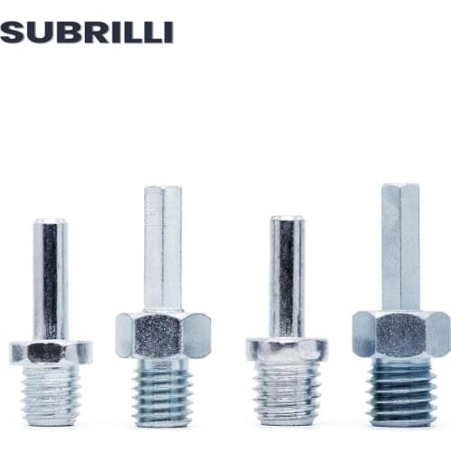 SUBRILLI Adapter Change Thread Converter M14 5/8"-11 Male Thread To Shank For Diamond Core Bits Angle Grinder Connecting Drill