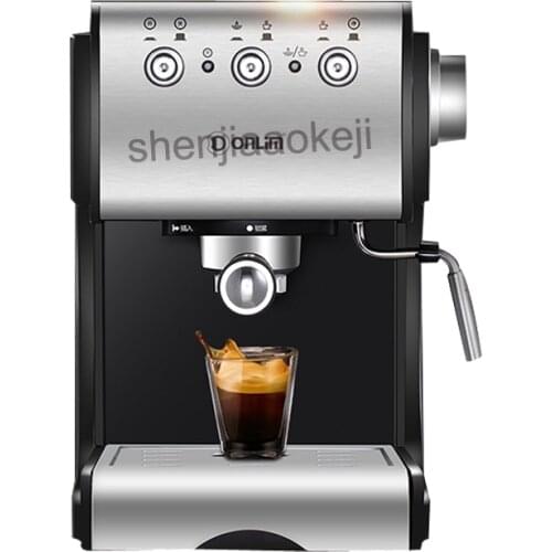 20bar stainless steel Coffee machine DL-KF500S Semi-automatic Italian coffee machine Commercial steam milk-foam coffee maker 1PC