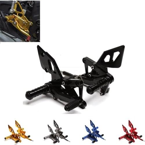 Motorcycle CNC Adjustable Rearset Footrests Rear Set Foot Pegs Pedal For Yamaha YZF R25 R3 2014 2015 2016 YZF-R25 Moto Accessory