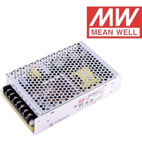 RS-100-3.3 Mean Well 66W/20A/3.3V DC Single Output Switching Power Supply meanwell online store