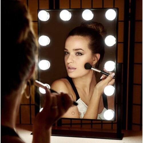 LED Vanity Backlit Mirror Light Lamp Bulbs Whit Make Up For Hollywood Dressing Table Toliet Bathroom Cosmetology Cosmetic Mirror