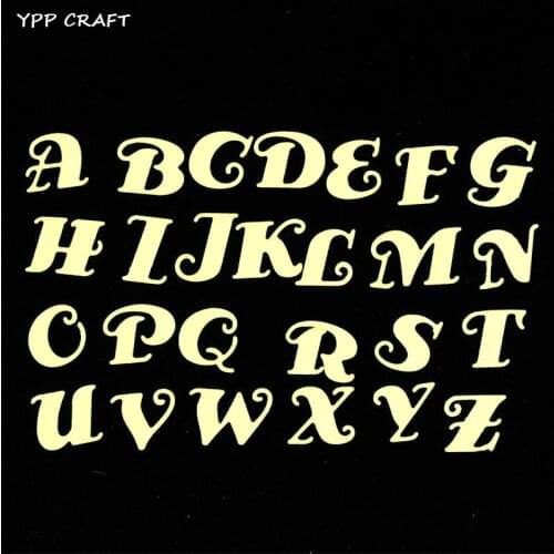 YPP CRAFT Letters Metal Cutting Dies Stencils for DIY Scrapbooking/photo album Decorative Embossing DIY Paper Cards