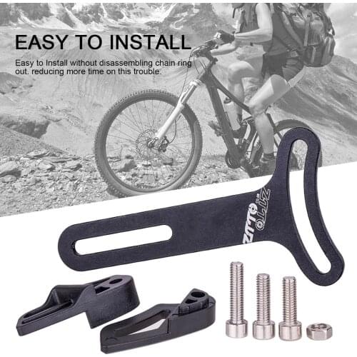 Bike Chain Guide Protector Mountain Bicycle Aluminum Alloy Chain Tensioner MTB Bicycle Tools Anti-Rust Bicycle Supply