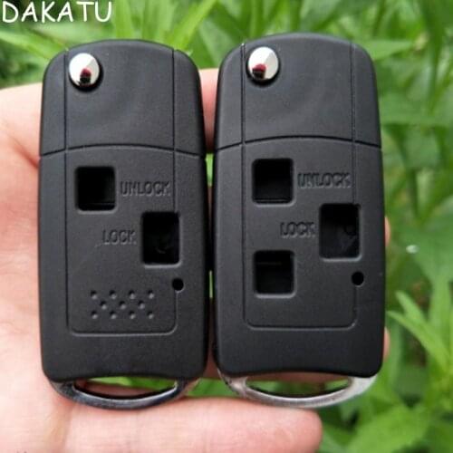 DAKATU Replacement Shell 2/3 Button Modified Flip Folding remote key shell For Toyota Camry LAND CRUISER PRADO PREVIA Remote cas