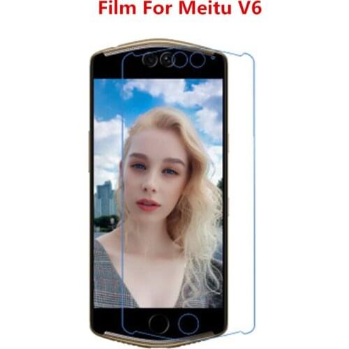 1/2/5/10 Pcs Ultra Thin Clear HD LCD Screen Protector Film With Cleaning Cloth Film For Meitu V6