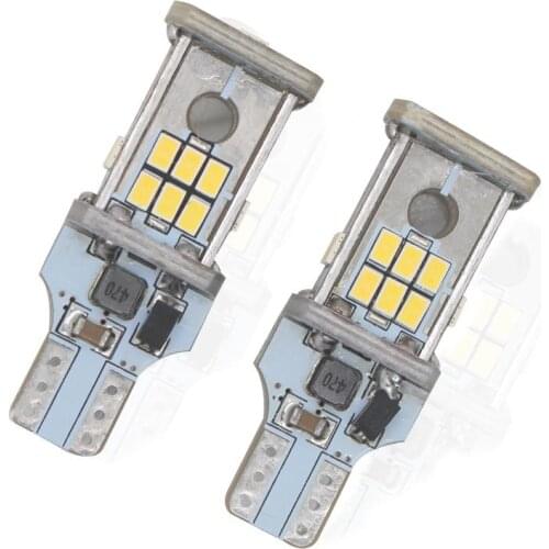 2 Pcs LED Canbus Bulb T10 3030 12SMD White for Interior Reading Light 12V Signal Lamp