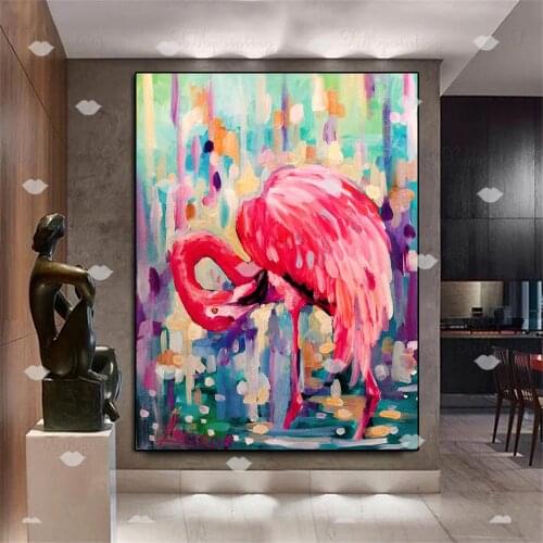 DIY Diamond Painting Oil painting flamingo animal Embroidery 5d rhinestone mosaic Diamond needlework cross stitch room decor