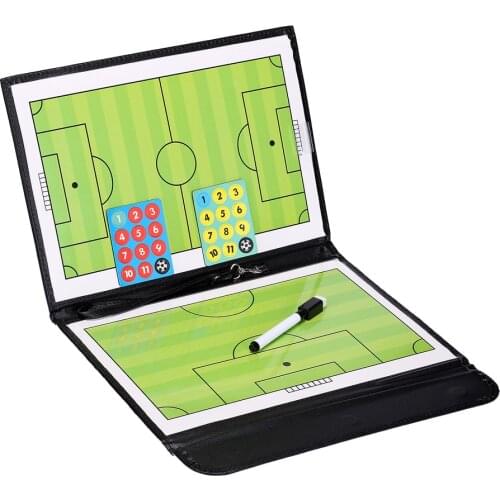 Football Soccer Ball Tactical Board Magnetic Training Match Coaching Kits