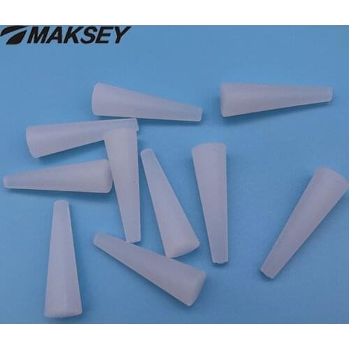 MAKSEY High Temp Silicone Rubber Tapered Plug for Masking M2 M3 M4 M5 M6 Holes Powder Coating Painting Hydro Dipping Blasting