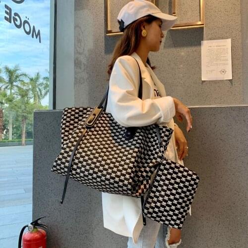 Fashion retro light and versatile one-shoulder messenger canvas cloth card bag large capacity casual tote bag