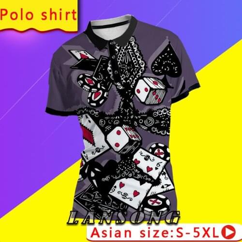 LIASOSO High Quality Polo T-shirts Men 3D Print Graphic T Shirts Fashion Short Sleeve Sweatshirt Hip Hop Harajuku Pullover-6