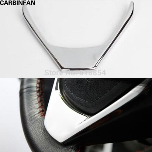 Steering Wheel Sticker For Toyota RAV4 ABS Electroplating Chrom Styling Covers For Toyota RAV4 2013 - 2016 Accessories