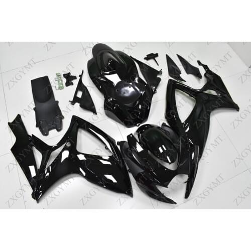 Abs Fairing GSX R 600 2006 - 2007 K6 glossy Black Fairings GSXR600 2007 Motorcycle Fairing GSX R 750 07