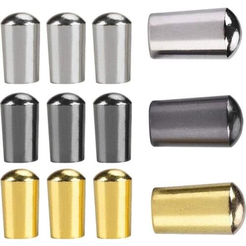 HOT 3Pcs Guitar Switch Tip, 3 Way Toggle Switch Knob Tip Cap Copper For Lp Epi Electric Guitar