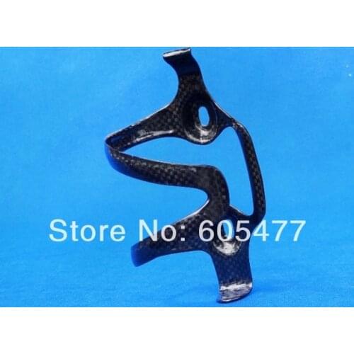 Full carbon glossy Mountain Bike Road Bicycle water bottle cage (BCG-D28) one pc cage with bolts