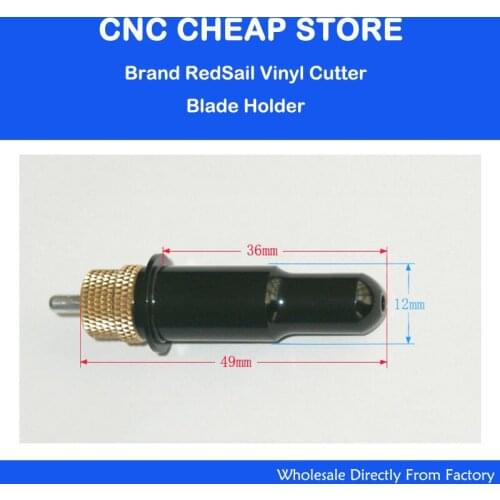 Blank Dia 12mm Aluminum Blade Holder for Redsail Cutting Vinyl Plotter Cutter RS360/450/500/720/800/1120/1360C
