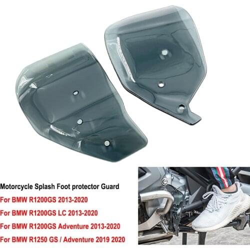 R1250GS R1250R Motorcycle Splash Foot protector Guard Rear Foot Brake Lever Pedal Shifter Cover For BMW R1200GS LC ADV 2013-2020