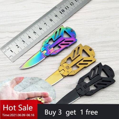 A variety of colors are available Tourist fruit folding knife Outdoor utility tool camping gear