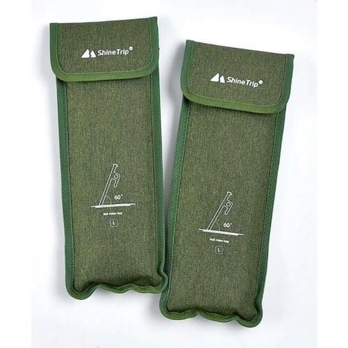 Outdoor Camping Tent Nail Bag Oxford Cloth Wind Rope Storage Nail Pack Travel Accessories 30cm Army Green