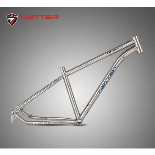 Mtb Bicycle Frame Twitter Werner Titanium Frame Thru-axle 12*142mm 27.5er 29er Aviation Titanium Alloy 15.5 17 19 Bikes Frame