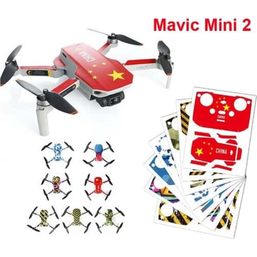 Wateproof PVC Stickers For DJI Mavic Mini 2 Drone Body Skin Protector For Mavic Mini 2 Sticker Protection Drone Accessoriess