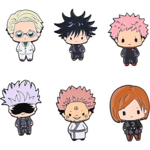 YA275 Japanese Anime Cartoon Enamel Pin Custom Cool Animal Brooches Bag Lapel Pin Cartoon Badge Jewelry Gift for Friends