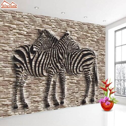 3d Cartoon Rainbow Shape Circle Wall Papers Home Decor Colorful Simple Stripe Wallpapers for Living Room Girl Kids Walls Murals