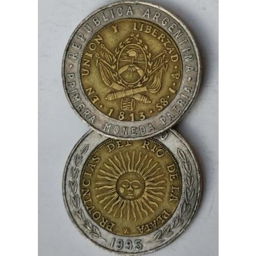 23mm Argentina ,100% Real Genuine Comemorative Coin,Original Collection