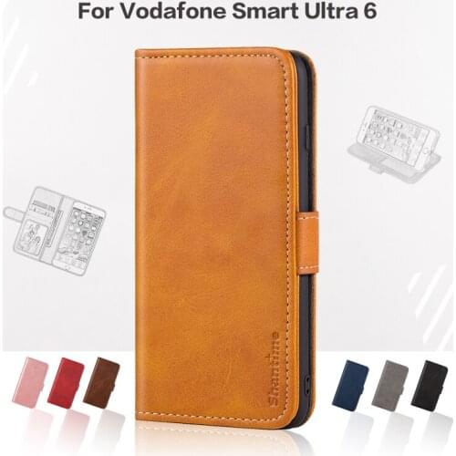Flip Cover For Vodafone Smart Ultra 6 Business Case Leather With Magnet Wallet Case For Vodafone Smart Ultra 6 Phone Cover