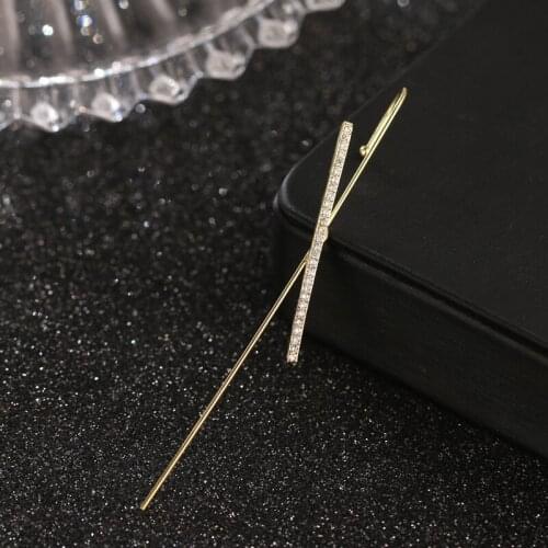 Emmaya Simplicity Series Fashion Earring With Cubic Zircon For Women And Girls Modern Ornament Party Elegant Dress-Up