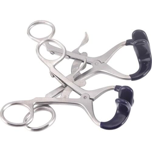 Clamp-type mouthpiece, large and small, two types are available, stainless steel mouthpiece, mouthpiece, dental mouthpiece