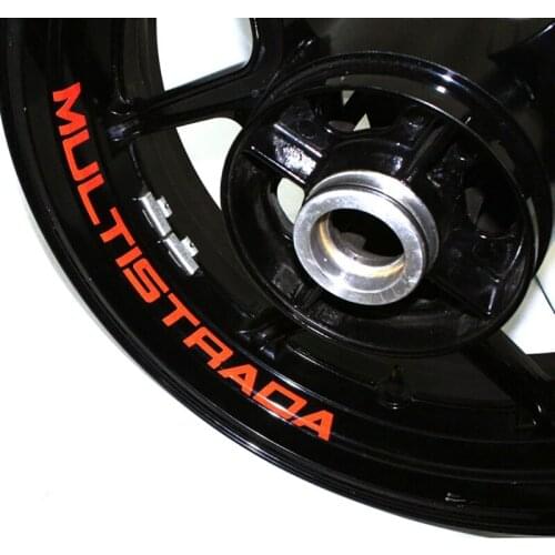 Motorcycle Wheel Sticker Decal Reflective Rim Bike Motorcycle Suitable for DUCATI MULTISTRADA