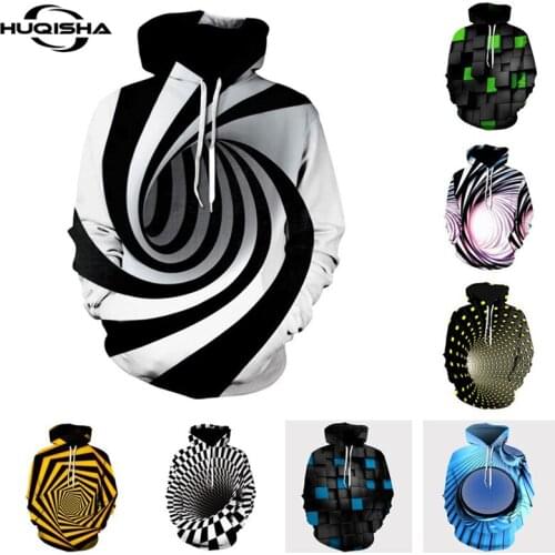New 2021 Psychedelic 3D Printed Kids Boy Girl Hoodies Dizzy Fashion Men Hoodie Unisex Streetwear Couple Sweatshirt Mens Clothing