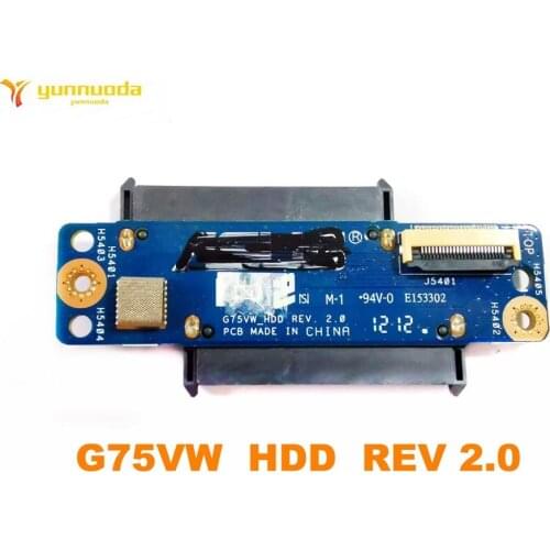 Original for ASUS G75VW HDD board G75VW HDD REV 2.0 Tested g ood free shipping