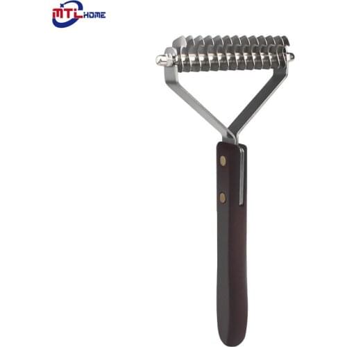 Dog Comb Pet Removers Knot Cutter Hair Grooming Comb Groomer Brush For Dog Cat With Wooden Handle Pet Supplies