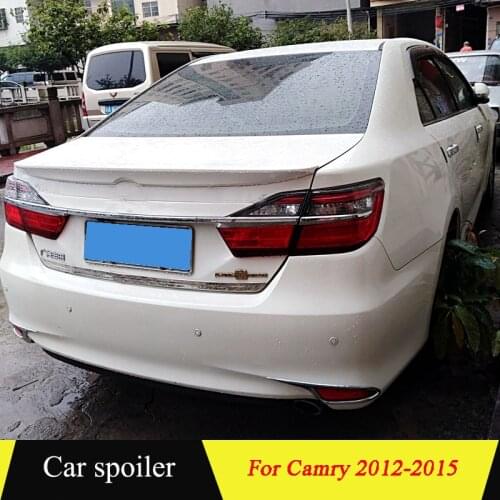 For Toyota Camry Spoiler High Quality ABS Material Car Rear Wing Spoiler For Toyota Camry Spoiler 2012 2013 2014 2015 2016