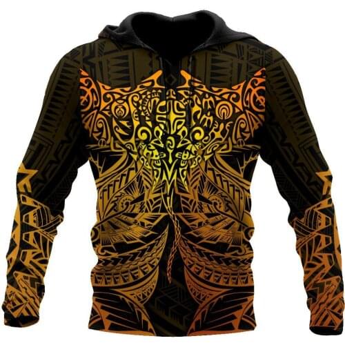 Amazing Polynesian Ray Tattoo 3D All Over Printed Hoodie For Man and Women Sweatshirt Zip Pullover Casual Jacket Tracksuit-897