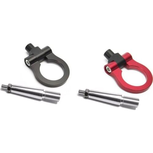 Screw-on Folding Ring Screw on Front Rear Bumper Tow Hook for Nissan 350Z 370Z GTR Circular TraileRing Car