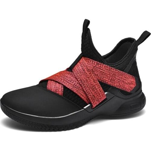 Four seasons Men basketball sneakers high quality anti-skid Wear-resistant Athletics Basketball shoes New high cut sports shoes