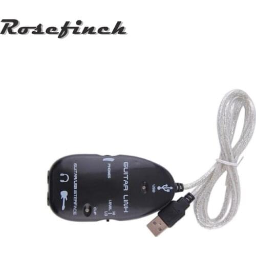High Quality Electric Guitar USB Link Cable Audio Interface Adapter For MAC/PC Music Recording Accessorie Hot Sale GP02