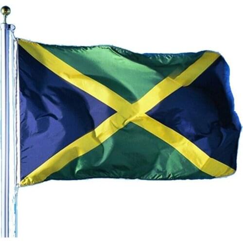 Jamaica Flag 90x150 CM Cheap Country National Banner Polyester Vivid Color Decoration Sports Indoor Outdoor Hot Selling