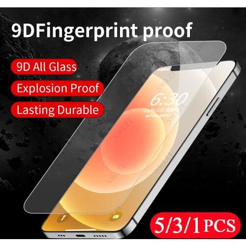 5/3/1Pcs Protective Film for iphone X XR SE XS 12 Mini 11 Pro Max 8 7 6 6s Plus Tempered Glass Phone Screen Protector on Glass