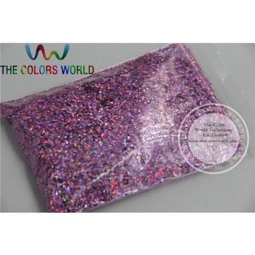 1mm Solvent Resistant Holographic Laser Peach color Makeup Glitter Powder Eyeshadow Face Body Cosmetic dust 1 Lot =50g