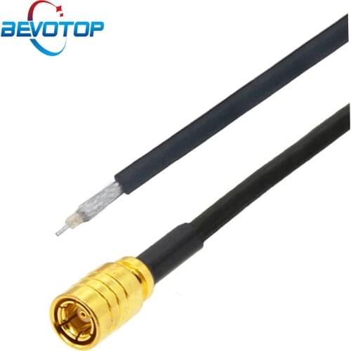 10pcs/lot Single End SMB Female Jack to PCB Solder Pigtail 50 Ohm RG174 Cable Wire Connector RF Coaxial Cable