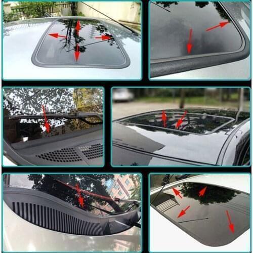 3M sedan panoramic roof seal sticker for Peugeot 206 207 208 301 307 308 407 2008 3008 4008